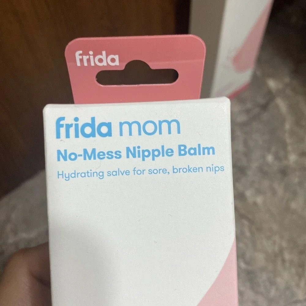 2 Frida Mom‎ No-Mess Nipple Balm Hydrating Salve for Sore, Broken Nips - New